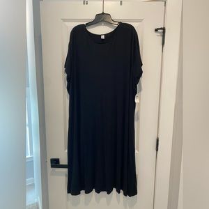 Old Navy NWT 4x Black Swing Dress